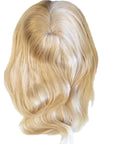 Mulberry Topper Halo Hair Extensions Blonde 12"