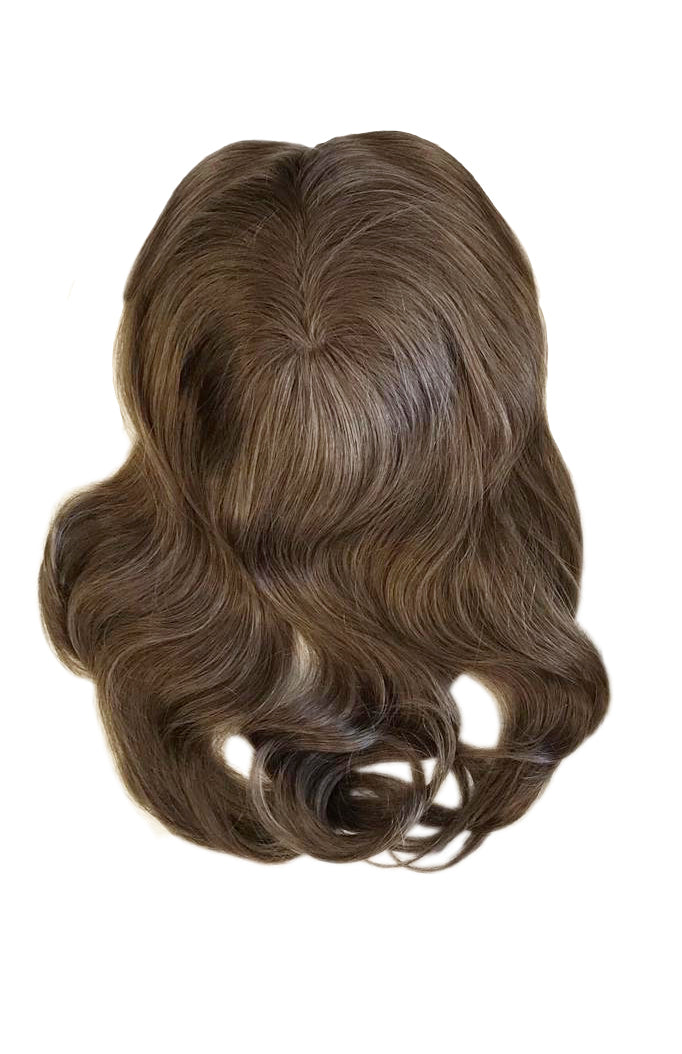 Mulberry Topper Hair Extensions Ash Brown 20"