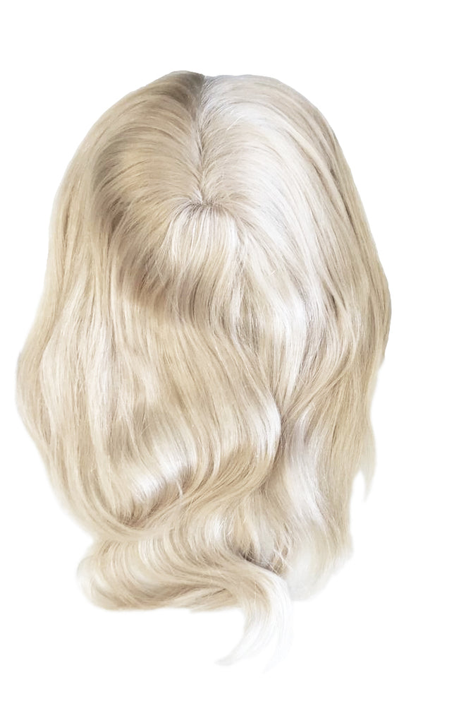 Mulberry Topper Hair Extensions Platinum Blonde 12"