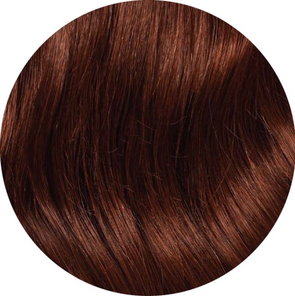 Mulberry Clip In Hair Extensions Auburn Red 20" Colour Swatch