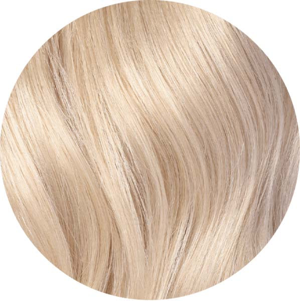 Mulberry Topper Hair Extensions Platinum Blonde 12" Colour Swatch