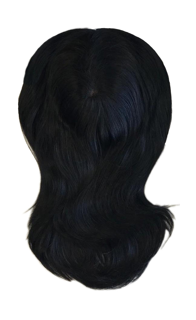 Mulberry Topper Hair Extensions Jet Black 20"