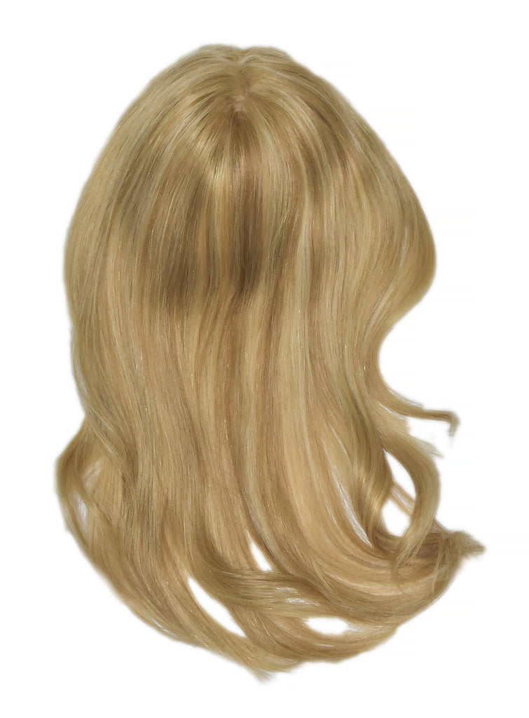 Mulberry Topper Halo Hair Extensions Natural Blonde 12"