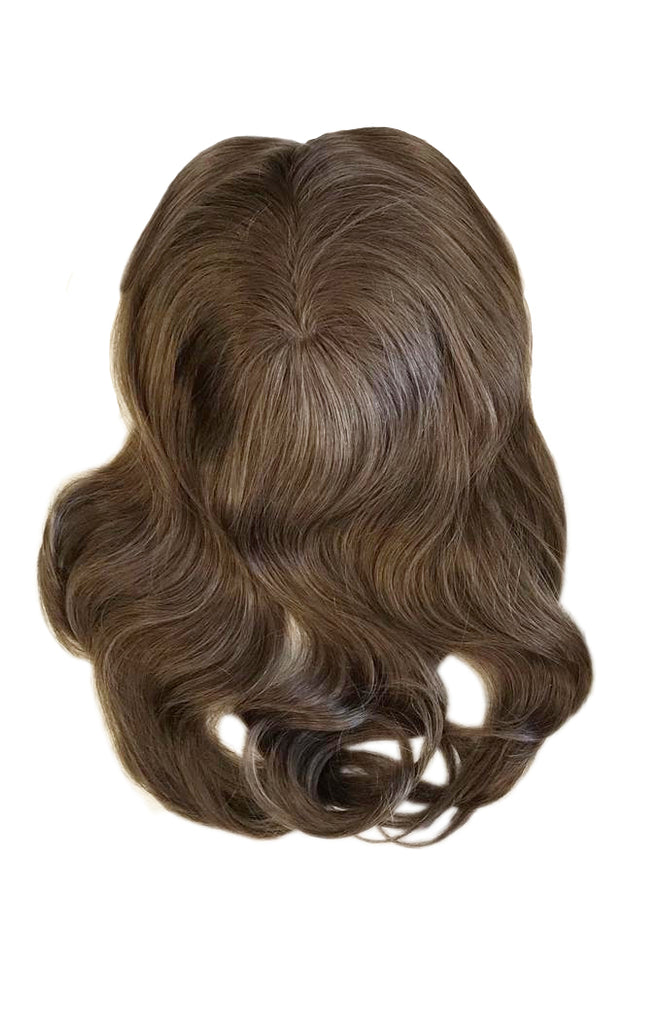 Mulberry Topper Hair Extensions Ash Brown 20"