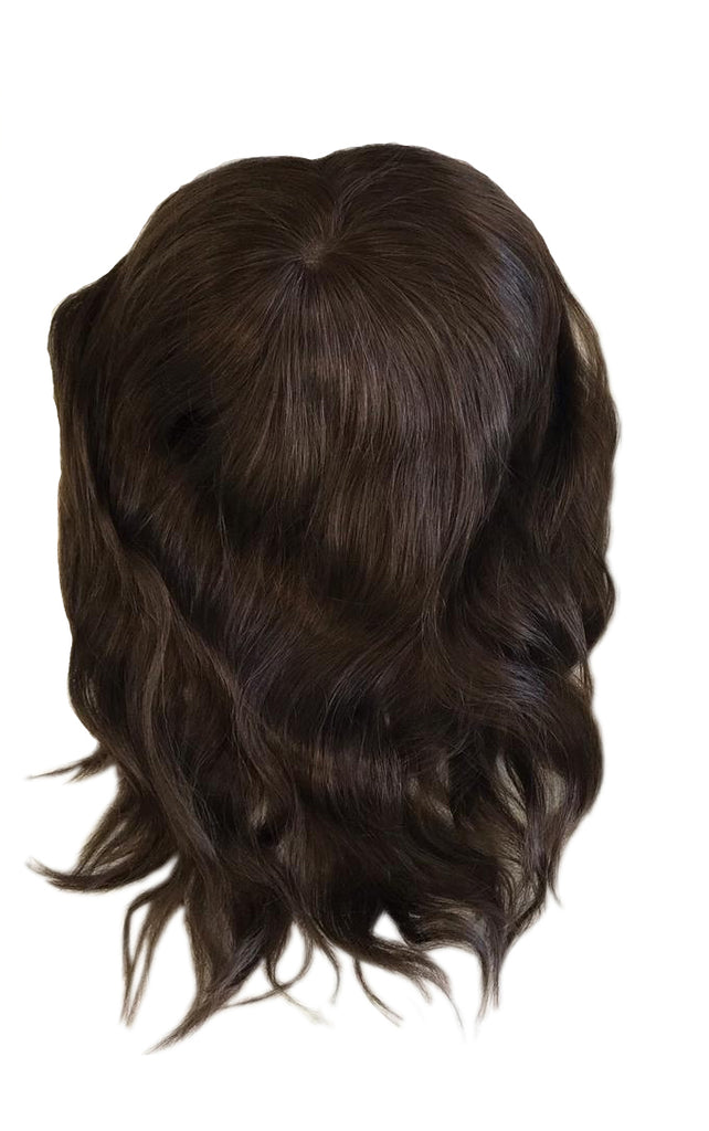 Mulberry Topper Mocha Brown Hair Extensions  20"