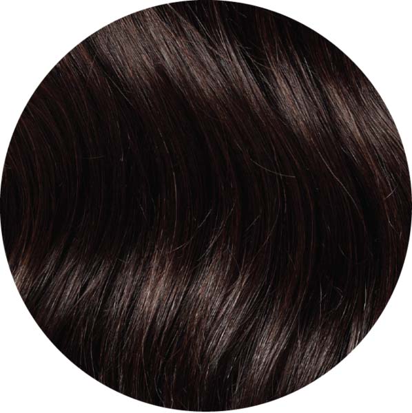 Mulberry Clip In Hair Extensions Mocha Brown 20" Colour Swatch