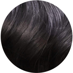 Mulberry Topper Hair Extensions Natural Black 20" Colour Swatch