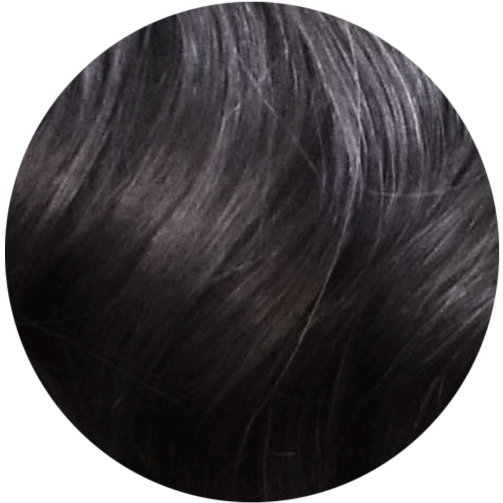 Mulberry Clip In Hair Extensions Natural Black 20" Colour Swatch